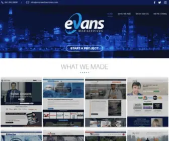 Evanswebservices.com(Custom Web Design in Chicago’s Northwest Suburbs) Screenshot