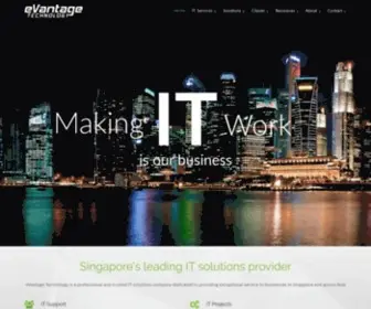 Evantage-Technology.com(IT Solutions Provider) Screenshot