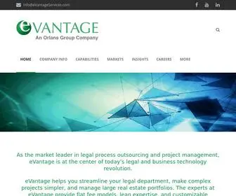 Evantageservices.com(eVantageServices) Screenshot