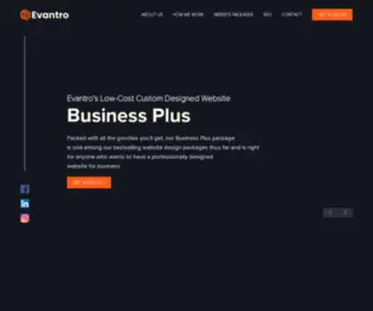 Evantro.com(Evantro Internet Marketing Agency) Screenshot