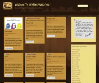 Evanweppler.com(Home of Evan Weppler's writings) Screenshot