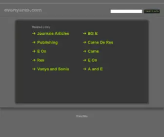 Evanyares.com(Evan Yares) Screenshot