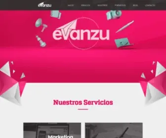 Evanzu.com(Agencia de Marketing y Publicidad) Screenshot