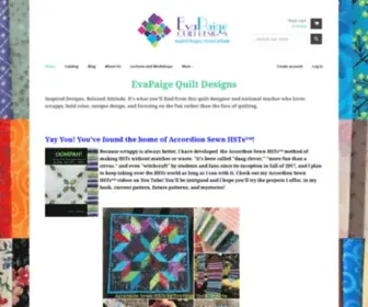 Evapaigequilts.com(EvaPaige Quilt Designs) Screenshot