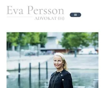 Evapersson.dk(Advokat Eva Persson) Screenshot