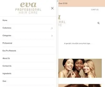 Evaprofessionalusa.com(Eva Professional Hair Care) Screenshot