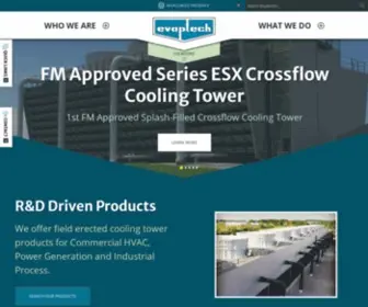 Evaptechinc.com(EVAPCO Inc) Screenshot
