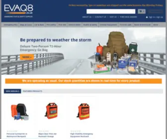 Evaq8.co.uk(Emergency Grab Bags) Screenshot