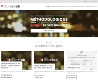 Evarisk.com(Prévention des risques professionnels et évaluation) Screenshot