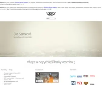 Evasamkova.cz(Soči) Screenshot