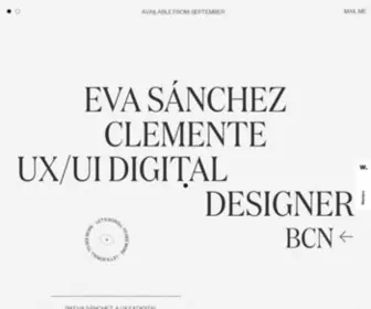 Evasanchezclemente.com(Eva) Screenshot