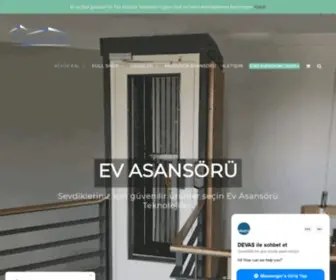 Evasansoru.com.tr(Ev Asansörü) Screenshot