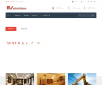 Evasaudi.com(EVA International General Contracting Est) Screenshot