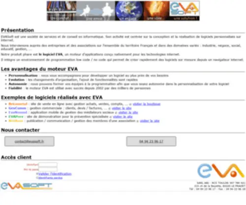 Evasoft.fr(Développement) Screenshot