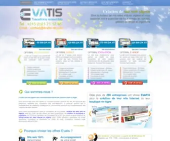 Evatis-DZ.com(Création et conception sites web Algérie) Screenshot