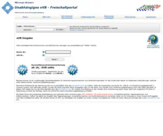 EVB-Freischaltung.de(Kurzzeitkennzeichen) Screenshot