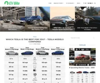 Evbite.com(Electric Vehicle & Tesla News) Screenshot