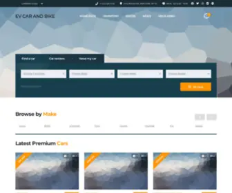 Evcarandbike.co.in(Electric Vehicle Car and Bike) Screenshot