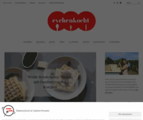 Evchenkocht.de(Der Genuss) Screenshot