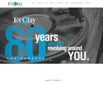 Evclay.com(EvClay Public Relations) Screenshot