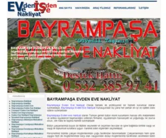 Evdenevenakliyatbayrampasa.com(Bayrampaşa Evden Eve Nakliyat) Screenshot