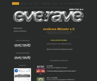 Eve-Rave.org(Eve&rave Münster e.V) Screenshot