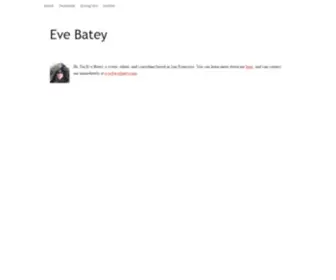 Evebatey.com(Eve Batey) Screenshot