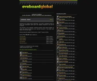 Eveboard.com(Character sheets) Screenshot