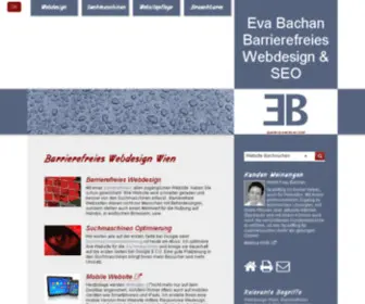 Evedesign.net(Eva Bachan Barrierefreies Webdesign & SEO) Screenshot