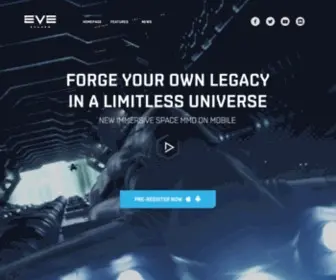 Eveechoes.com(EVE Echoes sign) Screenshot