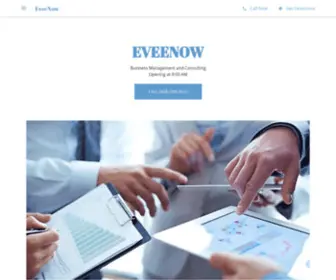 Eveenow.com(Business Management and Consulting) Screenshot