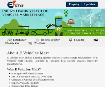 Evehiclesmart.com(E Vehicles Mart) Screenshot