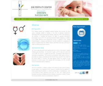 Eveivf.com(Eve Fertility Centers) Screenshot