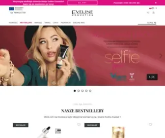 Eveline.pl(Sklep internetowy polskiego producenta kosmetyków) Screenshot