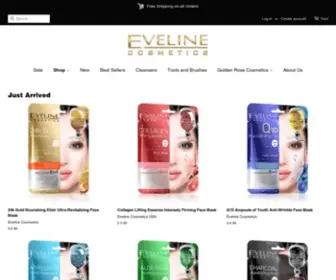 Evelinecosmeticsusa.com(Eveline Cosmetics USA) Screenshot