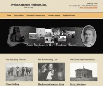 Evelyncameron.org(Since 2005) Screenshot