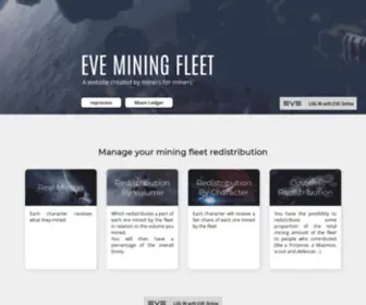 Eveminingfleet.ovh(Accueil) Screenshot