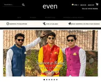 Evenapparels.com(Evenapparels) Screenshot