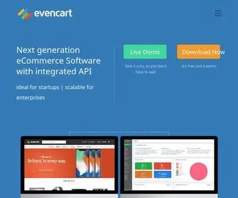 Evencart.co(Open Source Headless Hybrid eCommerce Software) Screenshot