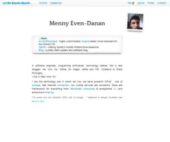 Evendanan.net(Menny Even) Screenshot