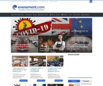Evenement.com(Le magazine de la communication) Screenshot