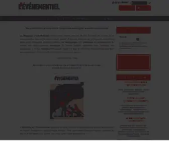 Evenementiel.fr(L'Événementiel) Screenshot