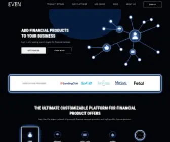 Evenfinancial.com(Provide financial product offers to your users. Even) Screenshot