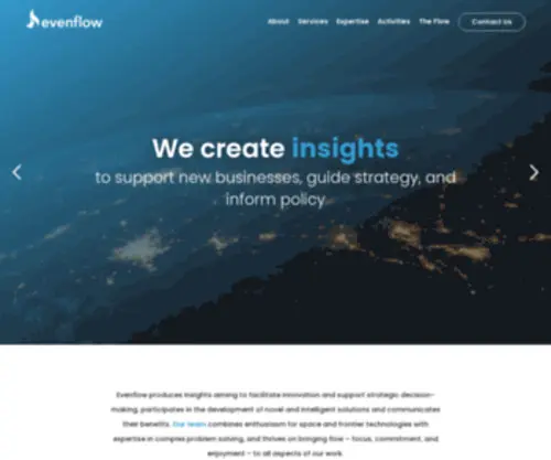 Evenflow.eu(Insights, innovation and creative communication) Screenshot