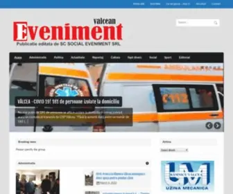 Evenimentvalcean.ro(Eveniment valcean) Screenshot