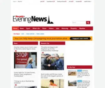 Eveningnews24.co.uk(Norwich Evening News) Screenshot