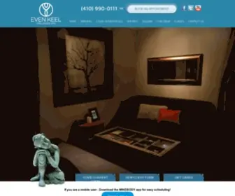 Evenkeelspa.com(Even Keel Wellness Spa) Screenshot