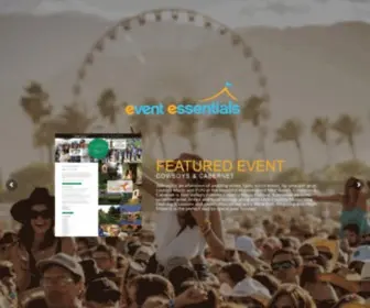 Event-Essentials.net(Event Essentials Event and Festival Management Solution) Screenshot