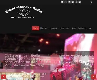 Event-Hands.com(EVENT-HANDS GmbH Messe) Screenshot