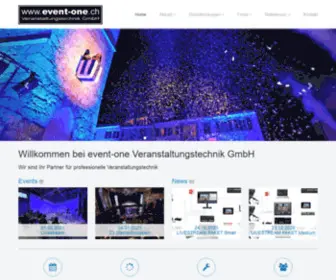 Event-One.ch(Event-One Veranstaltungstechnik GmbH) Screenshot
